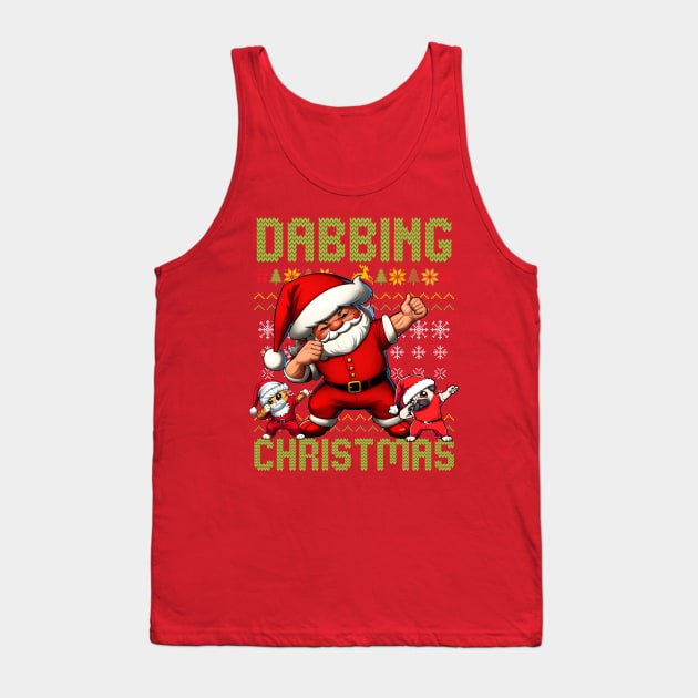 Dabbing Santa Claus Tank Top by SergioCoelho_Arts